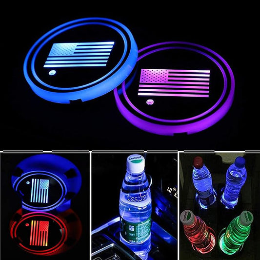LED FLAG CAR COASTER