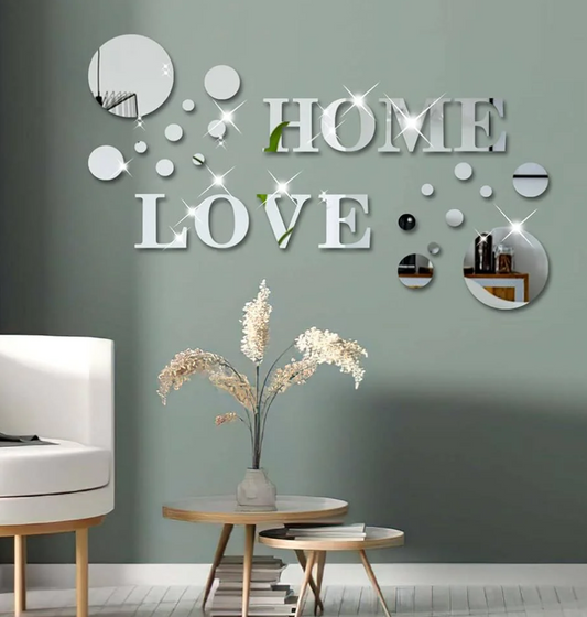26 Pieces Acrylic 3D Wall Decor Modern Fashion Home Decoration